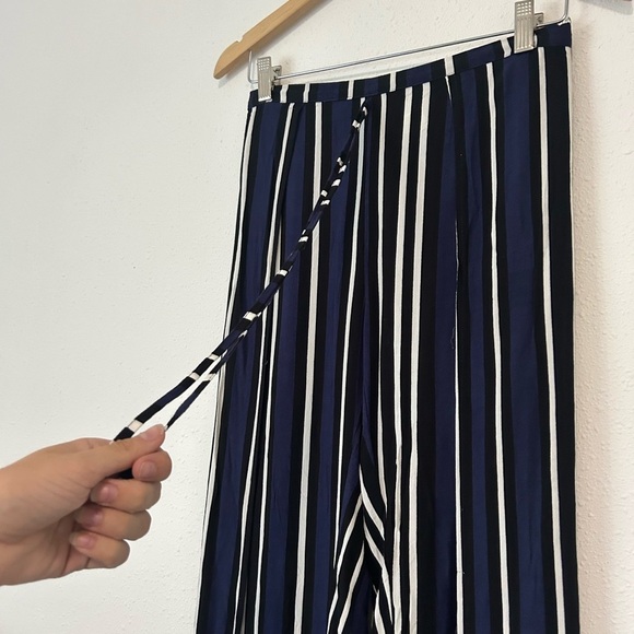 Maeve Anthropologie Pull On Pants Striped Front Wide Leg Boho Women’s Size XS - Picture 5 of 7